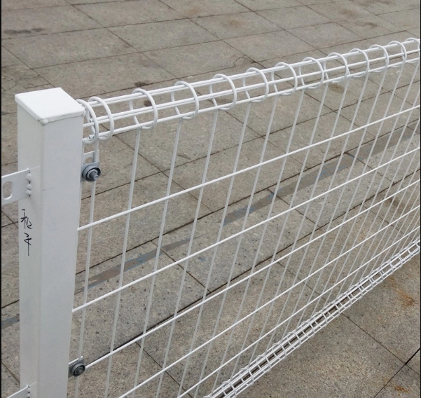 Konstruksi Double Circle 4.5mm Welded Wire Garden Fence 0