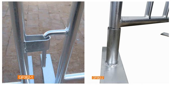 1.0m Tinggi Crowd Control Barrier Anggar Hot Dipped Galvanized Removable Australia 2