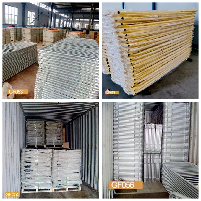 1.0m Tinggi Crowd Control Barrier Anggar Hot Dipped Galvanized Removable Australia 3