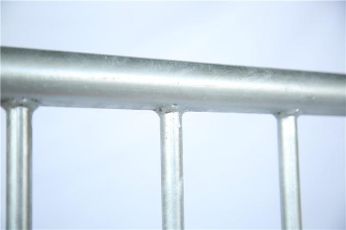 Hot Dip Galvanized Metal Crowd Control Penghalang Keamanan Portable 6