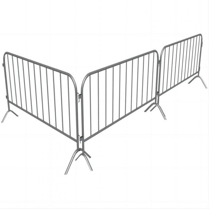 Tugas berat Galvanized Baja Barrikade Konser Low Maintenance 10