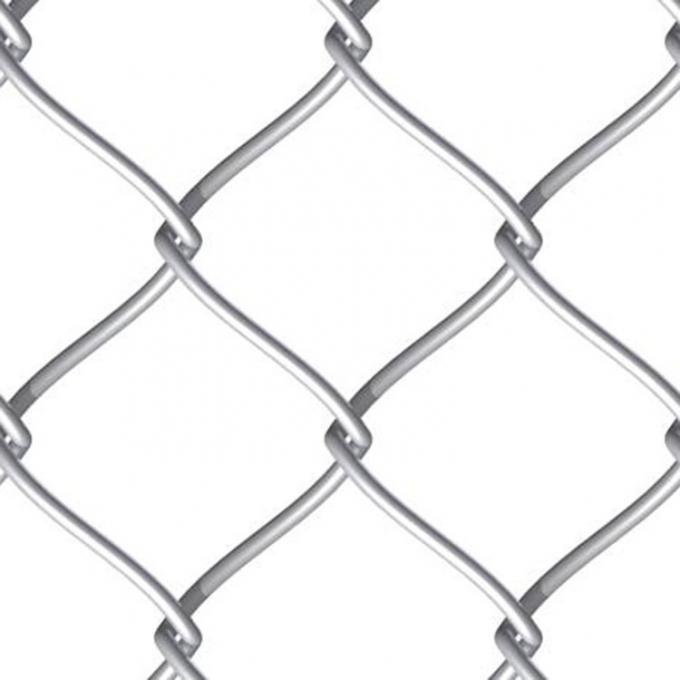 Low Carbon Steel Wire 4ft 5ft 6ft 8ft 10ft Roll Wire Mesh Fence Chain Link Fence Roll 50ft Galvanized Steel 1