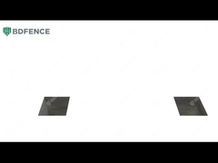 Pagar 3D dan tiang persegi