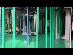 Tiang hijau ukuran 80*80mm dikirim ke Amerika Serikat