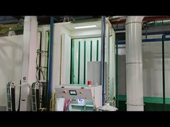 Tiang hijau ukuran 60*60*1.5mm, proses powder coating