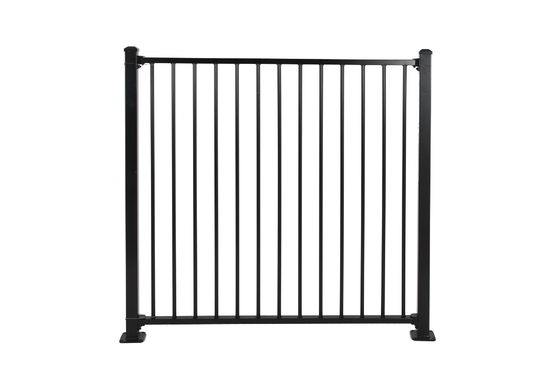 Populer ODM Dekoratif Aluminium Fencing Flat Top Welded Panel