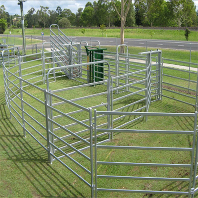 Welded Side Iron Hot Dip Galvanized Steel Farm Gate Mudah Dirakit
