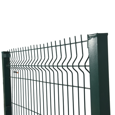 3d Curved Pvc Outdoor Lapisan Welded Wire Mesh Pagar Untuk Taman Dan Pertanian Perlindungan Pagar 3d