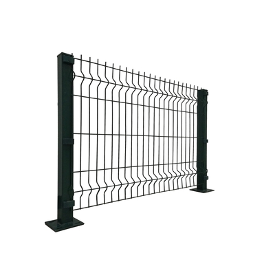 3d Curved Pvc Outdoor Lapisan Welded Wire Mesh Pagar Untuk Taman Dan Pertanian Perlindungan Pagar 3d