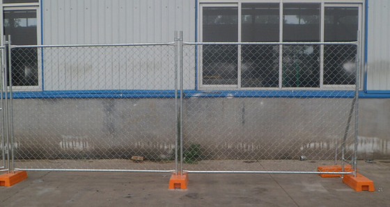 Pagar Temporer Australia Panjang 2,4m Dengan Chain Link Mesh 75x75mm