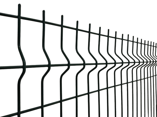 Galvanized Metal Pvc Coated 3d Curved Wire Mesh Fence Untuk Garden Farm