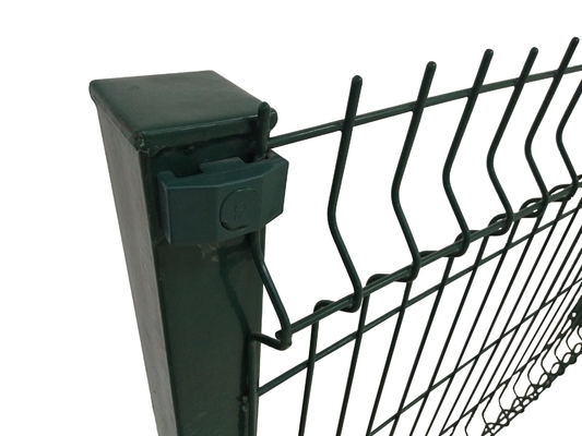 3d Galvanized Garden Wire Mesh Fence Pvc Painting / Dilapisi PE