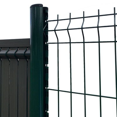 3d Galvanized Garden Wire Mesh Fence Pvc Painting / Dilapisi PE