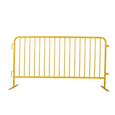 Sementara Pedestrian Steel Barricade Crowd Control Barriers Pagar Dilapisi Bubuk