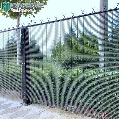 Clearvu Anti-Climb Penjara Pagar Panel 358 High Security Anti-Climb Pagar