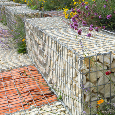 Hot Dip Galvanized Gabion Box Proof Ledakan 60X80mm