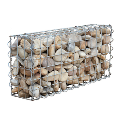 Hot Dip Galvanized Gabion Box Proof Ledakan 60X80mm