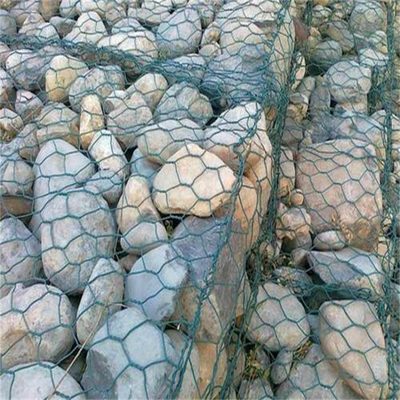 Galfan Gabion Baskets Las Dinding Pendukung 200x100x50 2x1x0.5m