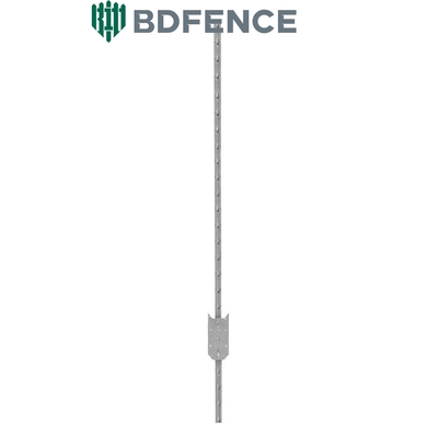 Peternakan Amerika 6 Ft T Pintu Pagar T Post Barbed Wire Galvanized Iron Green Metal