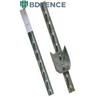 Peternakan Amerika 6 Ft T Pintu Pagar T Post Barbed Wire Galvanized Iron Green Metal