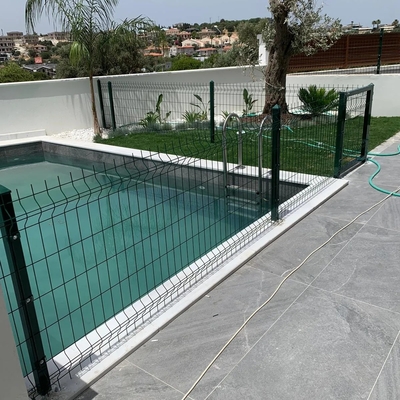 Cina Warna 3D Dekorasi Rumah Hitam Curvy Welded Wire Mesh Taman Pagar Keamanan Galvanized PVC Coated Mesh Pagar Cl