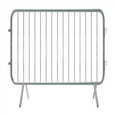 Temporary Road Safety Traffic Crowd Control Barrier Fence dengan jarak tabung dalam 110mm 120mm 150mm