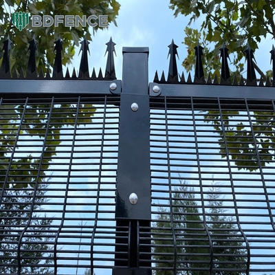 358 kawat bolong Clearview baja logam luar Clear Security Pagar Panel Clear View