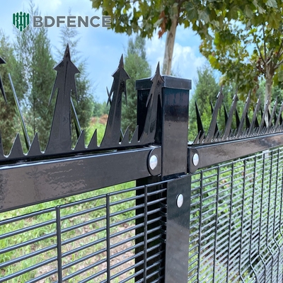 358 kawat bolong Clearview baja logam luar Clear Security Pagar Panel Clear View