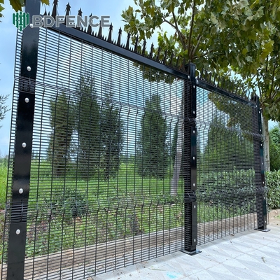 358 kawat bolong Clearview baja logam luar Clear Security Pagar Panel Clear View