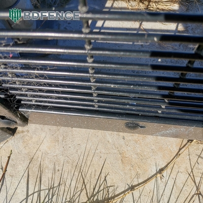 High Security Durable Clear View Anti Climb 358 Welded Wire Mesh Fence Untuk Proyek Bandara