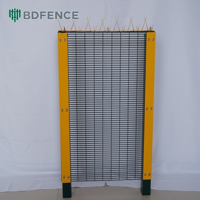 358 Anti Climb Pvc Lapisan Pagar Batas Wall Grill Desain Clear View