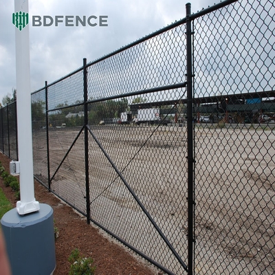 4FT 5FT 6FT 2m 8FT Pertanian Lapangan Galvanis Chain Link Pagar Baja Wire Mesh Metal Pagar