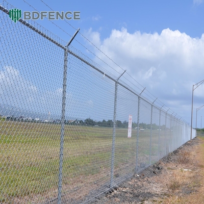 6 9 10 Gauge Cyclone Wire Fence 4ft 5ft 6ft 7ft 8ft 10ft Industri Galvanized Chain Link Fences Roll