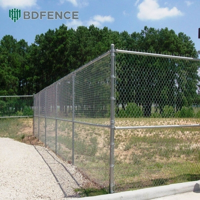 Heavy Duty Galvanized 8 'High 6ft Diamond Mesh Pagar Gerbang Panel