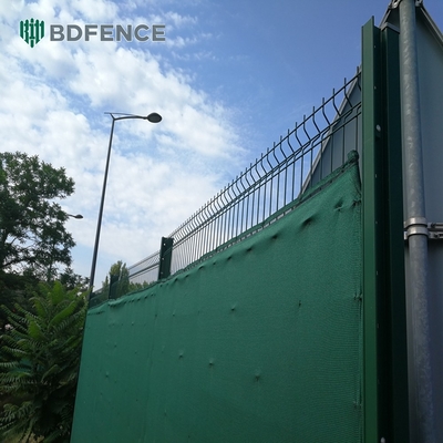 Easy Assembly Pvc dilapisi 3d Welded Wire Mesh Pagar Untuk Keamanan Taman