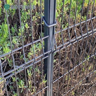 Keamanan Curved Metal Pvc Powder Coated 3d Welded Wire Mesh Pagar Panel