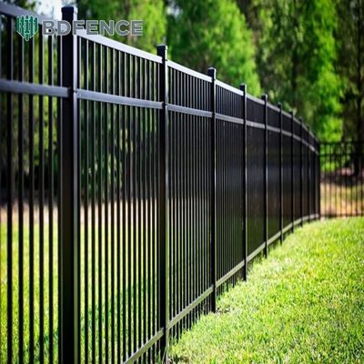 ISO 9001-2008 Lempar atas Metal Pagar Picket Low Tubular Steel Pagar