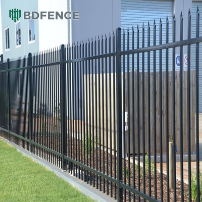 ISO 9001-2008 Lempar atas Metal Pagar Picket Low Tubular Steel Pagar