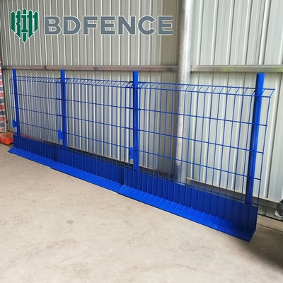 Q235 Pagar Perlindungan Edge Steel Mesh Dengan Toeboard Untuk Bangunan