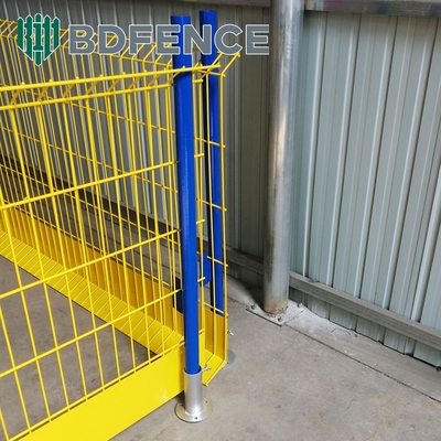 Q235 Pagar Perlindungan Edge Steel Mesh Dengan Toeboard Untuk Bangunan