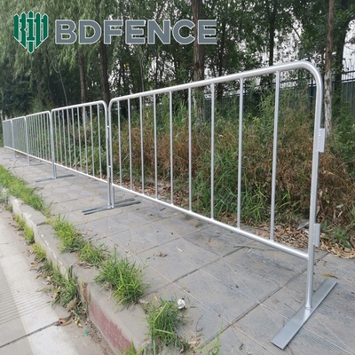 Tugas berat Galvanized Baja Barrikade Konser Low Maintenance