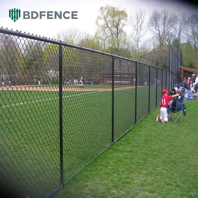 Hot Dip Galvanized Low Carbon Steel Wire Chain Link Fence untuk Pertanian