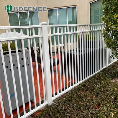 Customisable Modern Aluminium Tubular Steel Guardrails-Ramah Lingkungan Water Resistant Anti-Theft Security Fencing Powder Coated