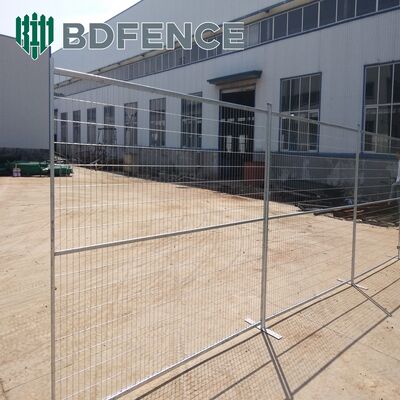 Panel Pagar Sementara Australia yang Disesuaikan Pagar Halaman Pagar Keamanan Konstruksi Luar Ruangan Ramah Lingkungan Hot Dipped Galvanized
