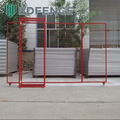 Removable Outdoor Portable Hot Dipped Galvanized Steel Welded Wire Mesh 6X10FT Ca Temp Fence Panels Event Construction Site Canada Temporary Fence with Gate