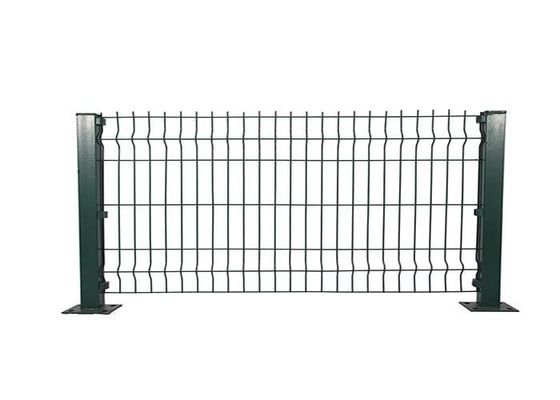 Custom 1/2 inci 1x2 6x6 Welded Taman Wire Mesh Pagar Galvanized Baja melengkung 3d Wire Mesh Pagar