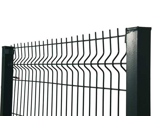 Custom 1/2 inci 1x2 6x6 Welded Taman Wire Mesh Pagar Galvanized Baja melengkung 3d Wire Mesh Pagar