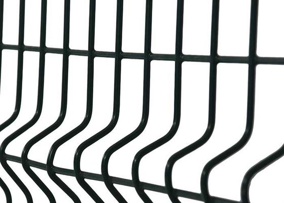 Custom 1/2 inci 1x2 6x6 Welded Taman Wire Mesh Pagar Galvanized Baja melengkung 3d Wire Mesh Pagar