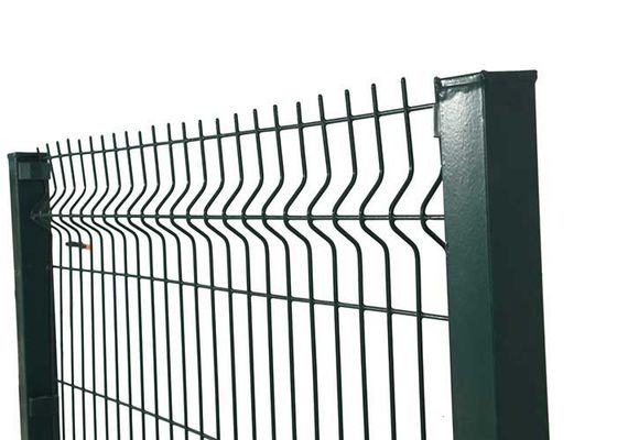 Pvc Berkelanjutan Lapisan 3d Curved Welded Wire Mesh Pagar Panel Pagar penghalang