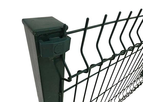 Custom 1/2 inci 1x2 6x6 Welded Taman Wire Mesh Pagar Galvanized Baja melengkung 3d Wire Mesh Pagar